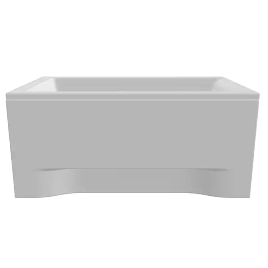 Capri mała wanna 120x70x43 cm prostokątna akrylowa biała